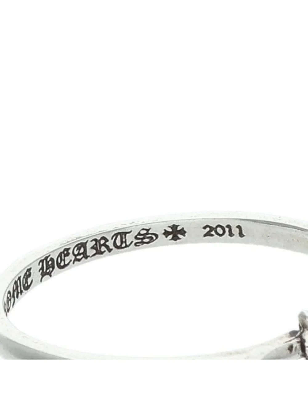 Chrome Hearts Bubblegum CH Pls CH Plus Silver Ring